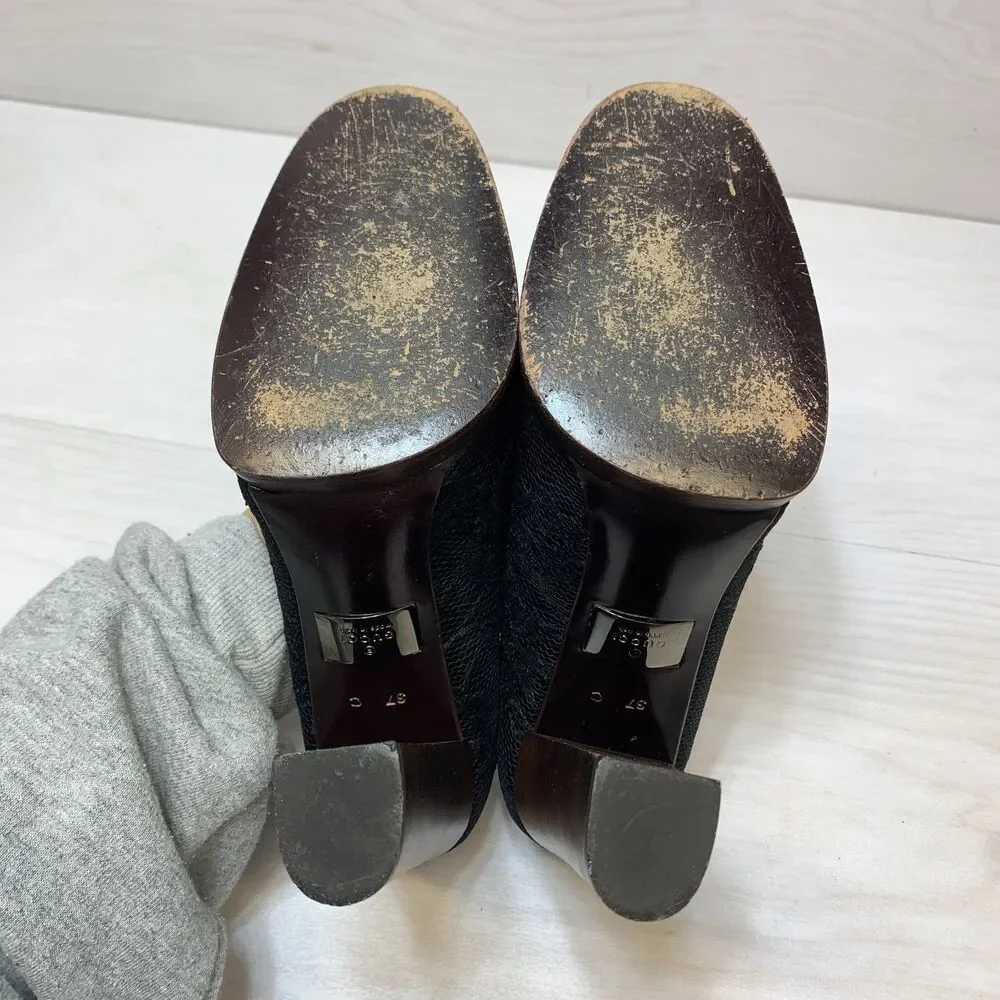 Gucci platform pumps